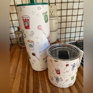 Starbucks x Roller Rabbit Tumbler set